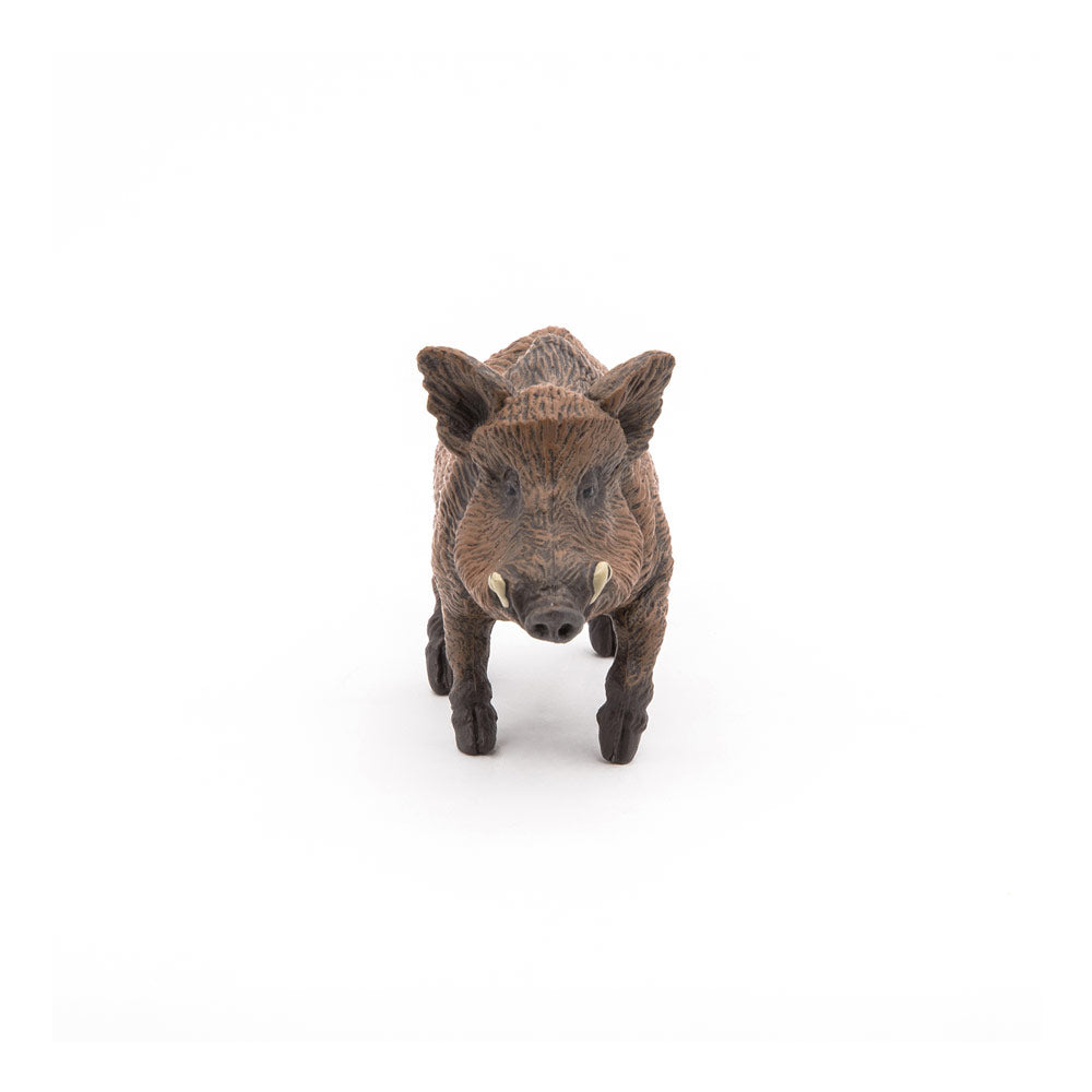 PAPO Wild Animal Kingdom Wild Boar Toy Figure, Brown (53011)