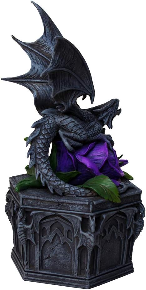 Nemesis Now Dragon Beauty Anne Stokes Box 25cm Black, Resin