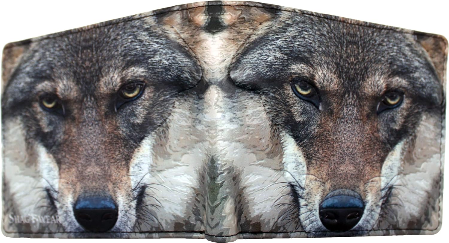 Nemesis Now Portrait of a Wolf Wallet 11cm Grey, PU, One Size