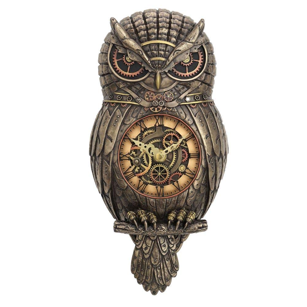 Nemesis Now Chronology Wisdom Clock 34cm Bronze