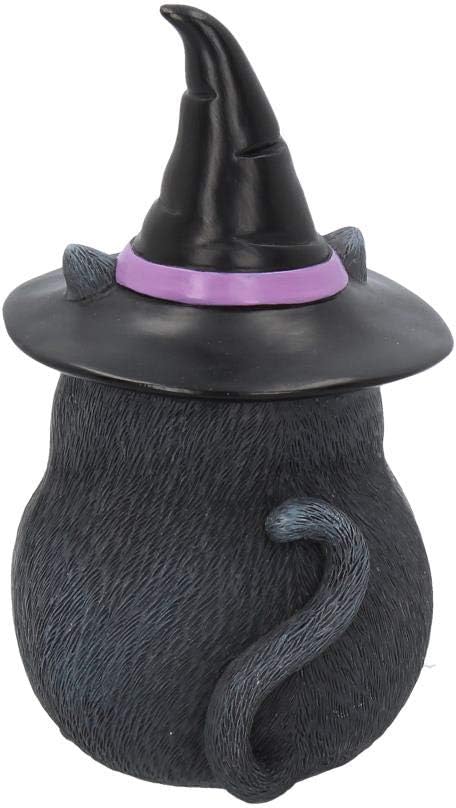 Nemesis Now Lucky Black Cat Figurine 16cm, Resin