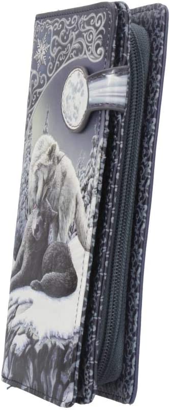 Nemesis Now B4359M8 Snow Kisses Lisa Parker - Monedero en Relieve (19 cm, Poliuretano, Talla única), Color Gris, Gris, Clásico