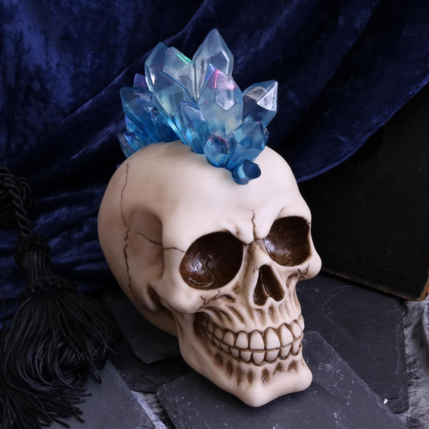 Nemesis Now Crystal Hawk - Figura Decorativa (20 cm), Color Marfil