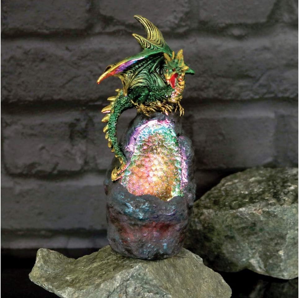 Nemesis Now - Figura Decorativa de Cristal Esmeralda, Color Verde, Talla única