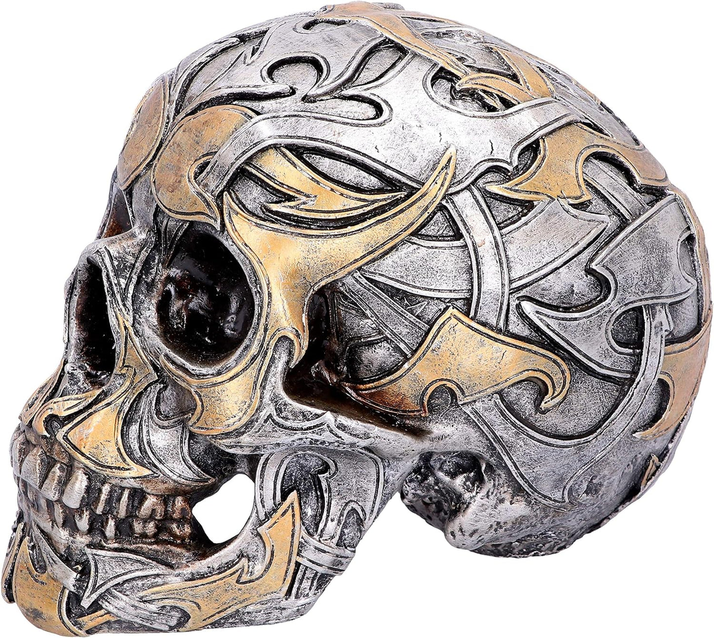 Nemesis Now Tribal Traditions Large Skull Figurine 19.5cm, Resin, Silver, One Size