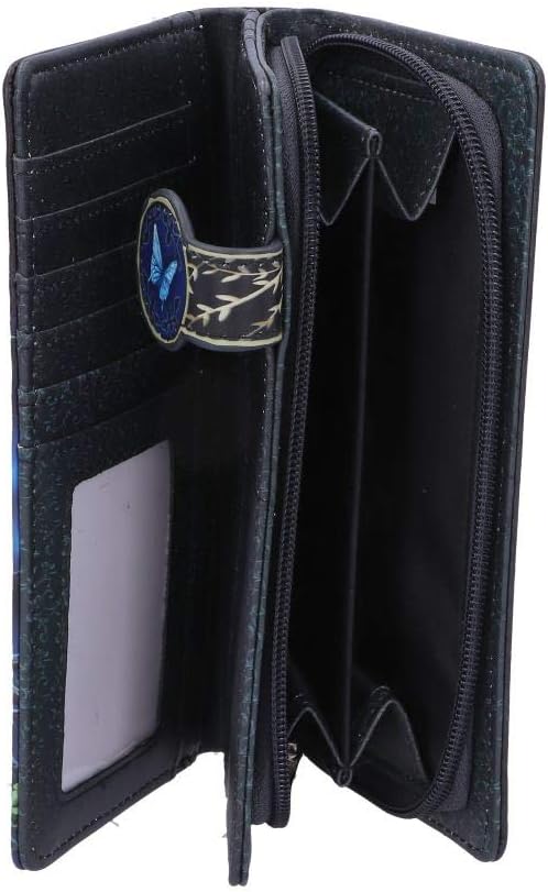 Nemesis Now B4864P9 Lisa Parker Fairy and Owl Purse 18.5cm, PU, Black
