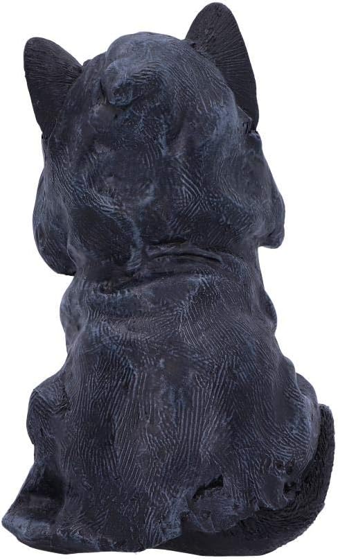 Nemesis Now Feline Cloaked Grim Reaper Cat Figurine, Polyresin, Black, 16cm