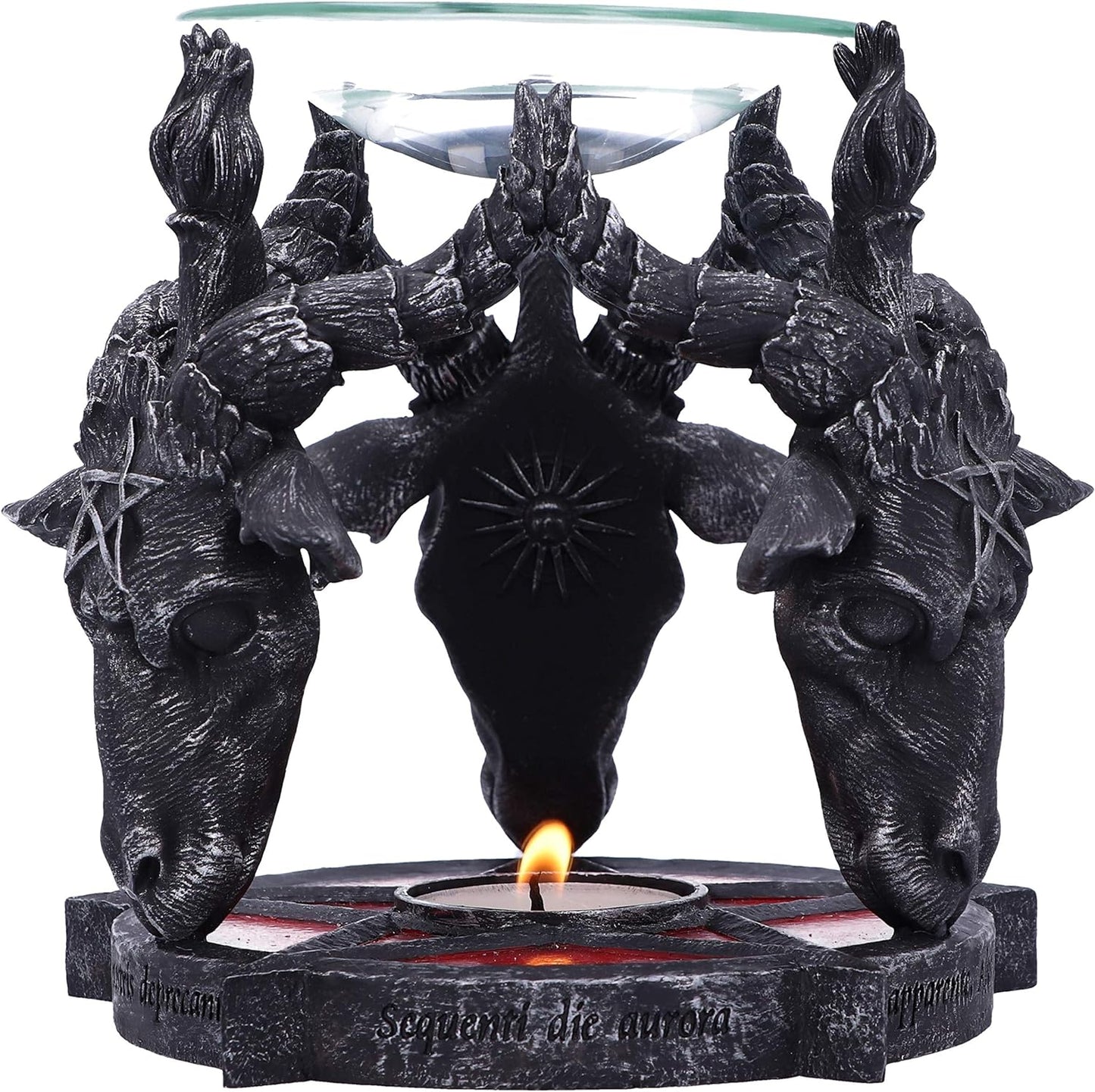 Occult Baphomet Head Oil Burner