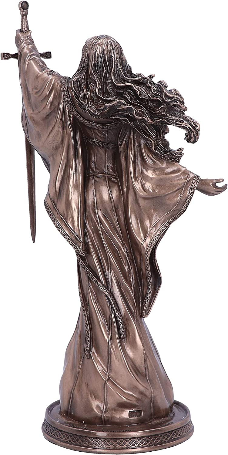 Nemesis Now James Ryman Lady of The Lake Fairytale Enchantress Figurine, 24cm, Bronze