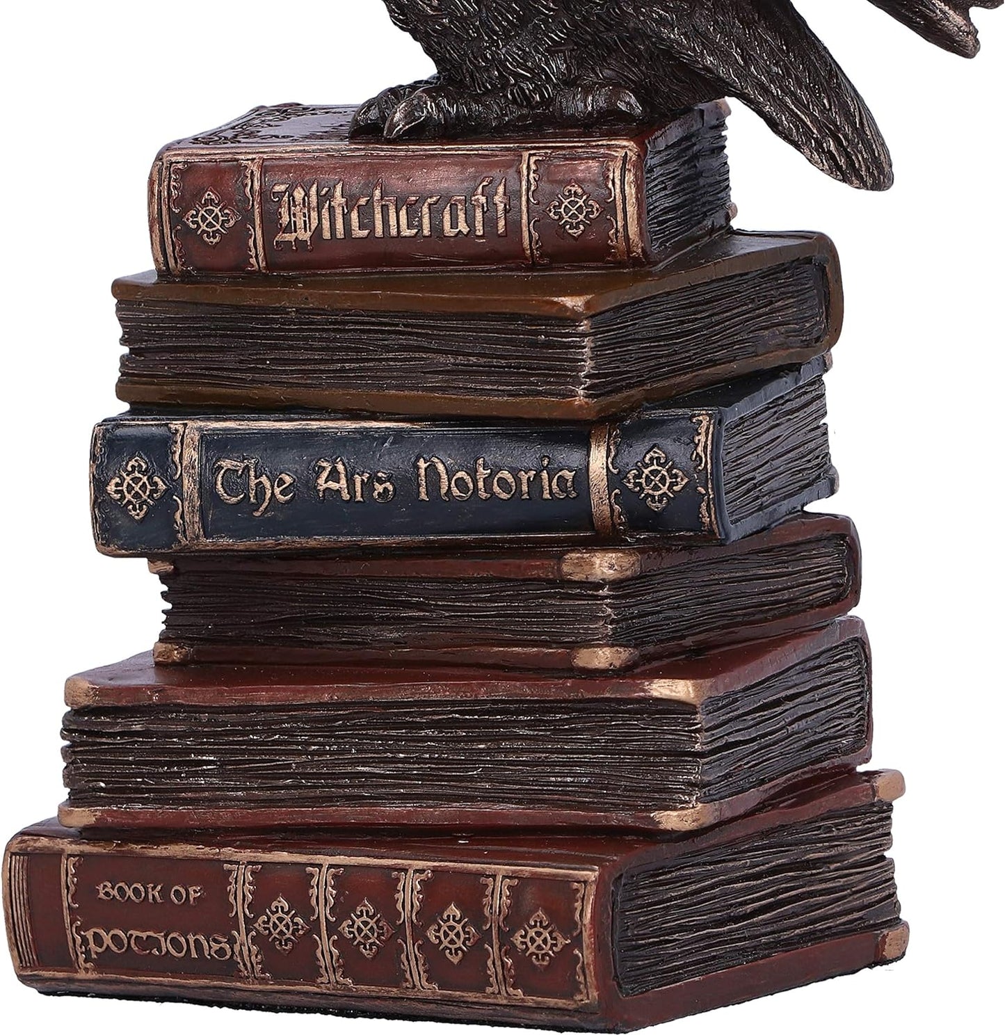 Nemesis Now Bronze Spellcraft Witches Familiar Owl on Book Figurine, 14cm
