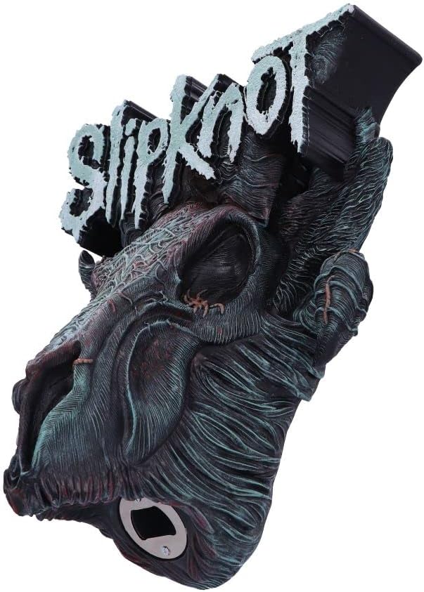 Nemesis Now Officially Licensed Slipknot Infected Goat Logo Wall Mounted Bottle Opener,Black,30cm