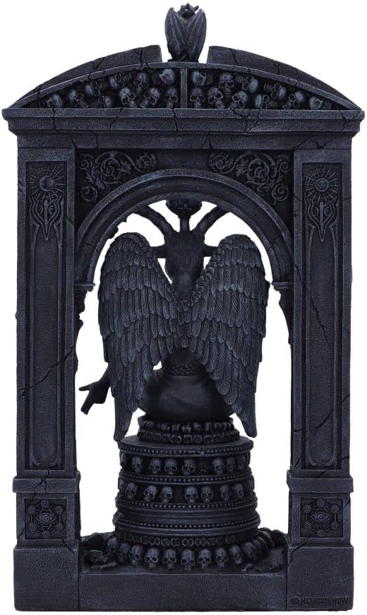 Nemesis Now Baphomet's Temple Ornament, Grey, 28cm (B5902V2