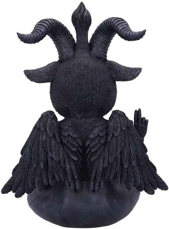 Nemesis Now Cult Cuties Baphoboo 30cm (Large), Resin, Black, Cult Cuties Baby Baphomet Figurine, Perfect For Any Macabre Collection, Cast in the Finest Resin, Expertly Hand-Painted