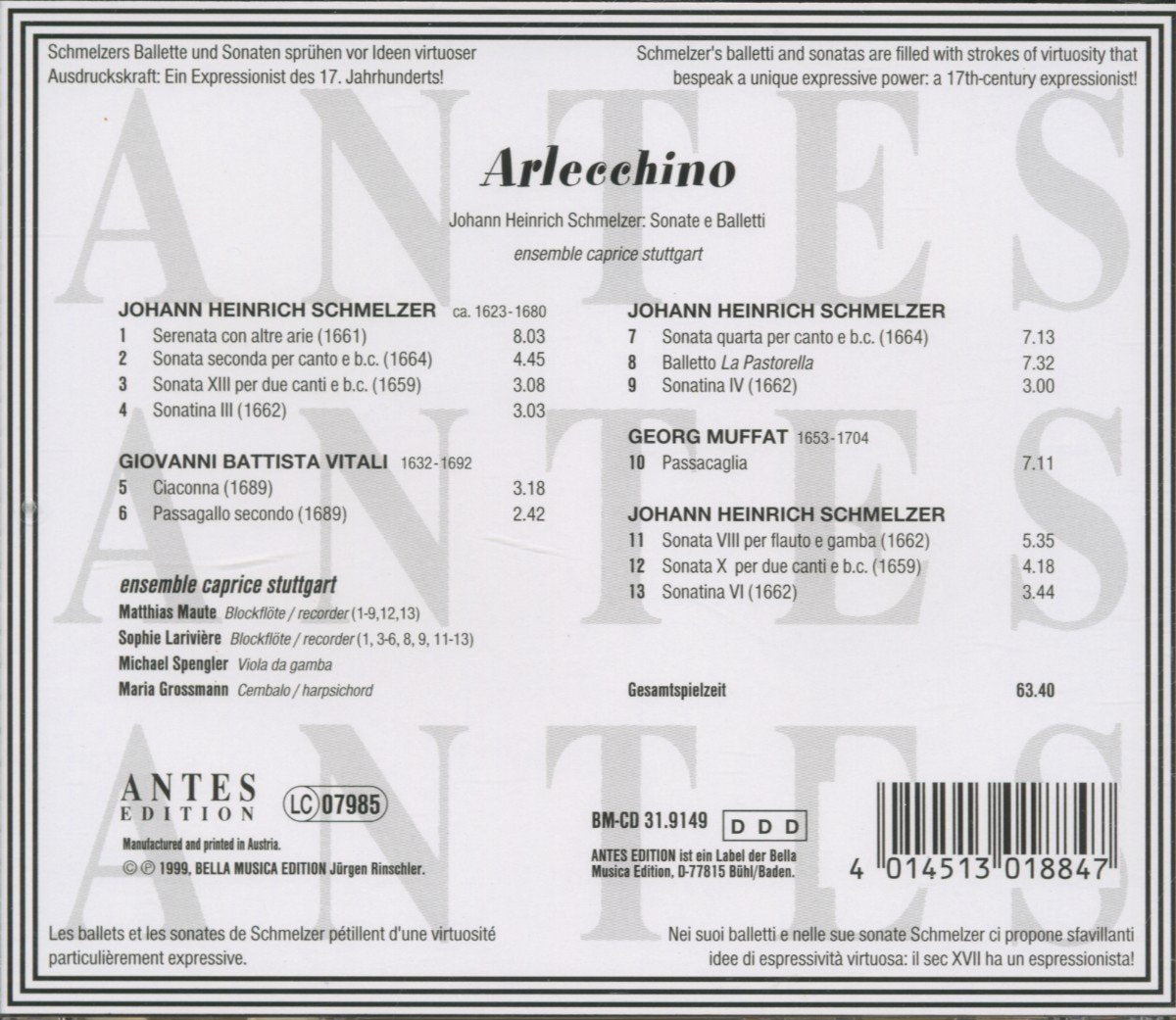 Sonatas & Ballets