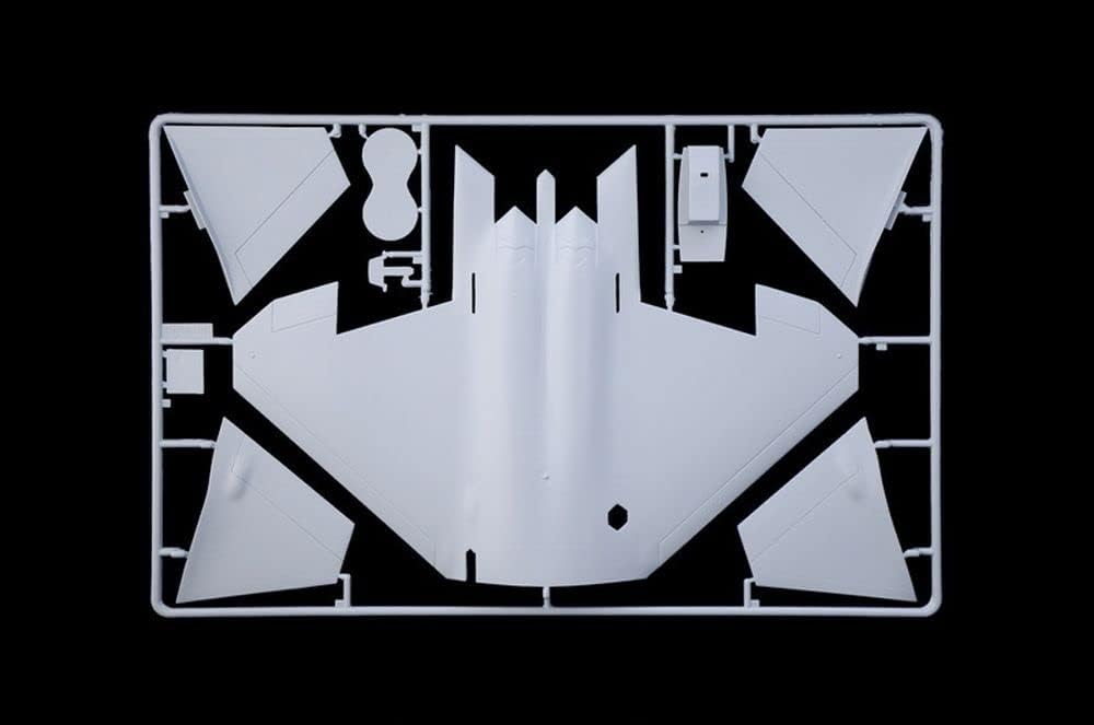 Italeri -2822 F-22A Raptor, 1:48 Scale, Model Kit, Plastic Modeling, Grey Color, IT2822