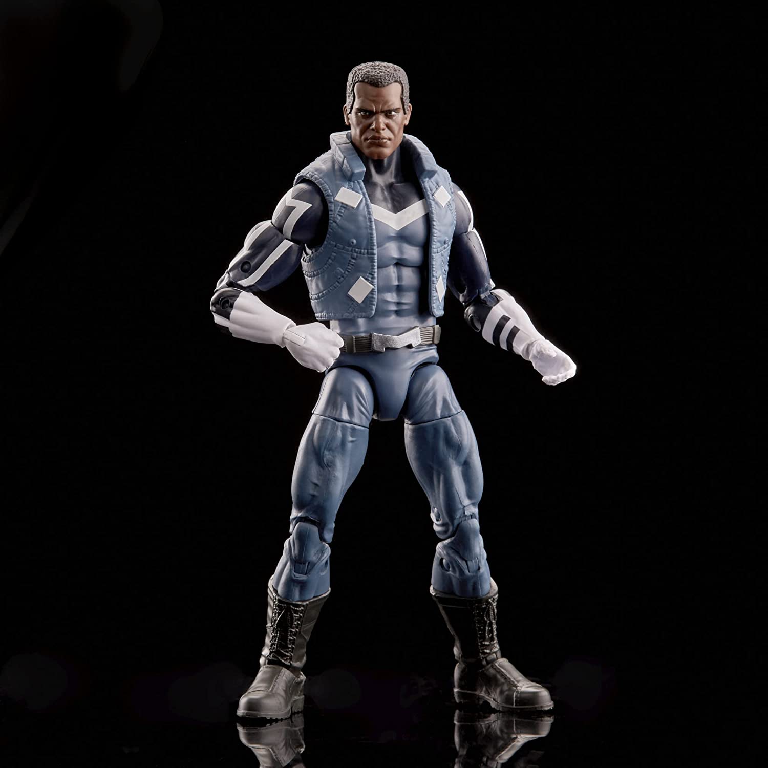 Marvel Hasbro Legends Series Blue Action Figure 6-inch Collectible Toy, 4 Accessories Multicolor F4792