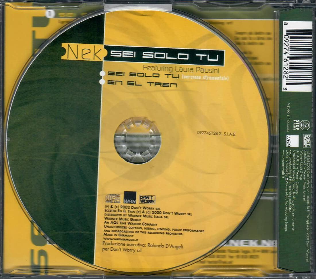 Nek Sei Solo Tu Featuring Laura Pausini