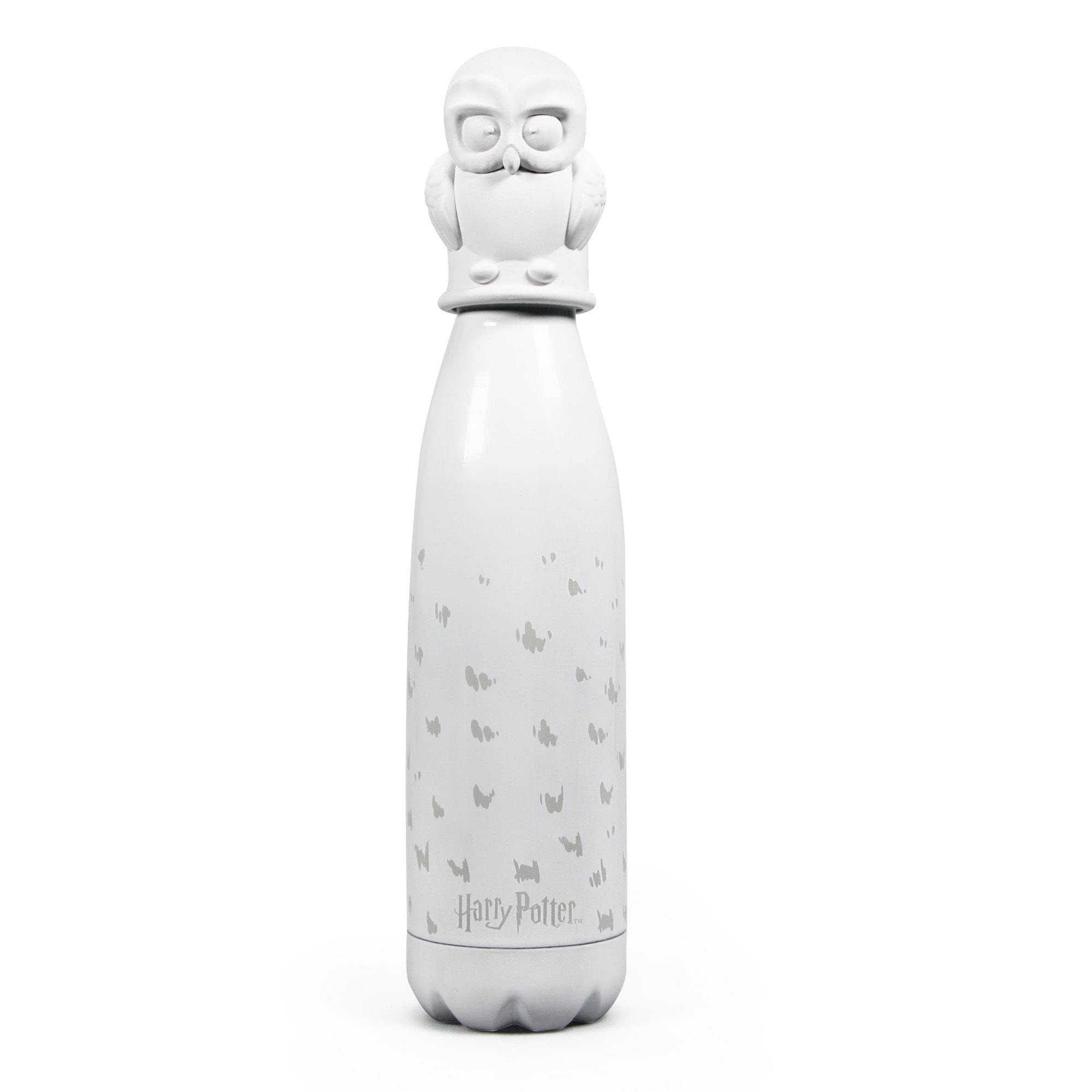 Harry Potter - Water Bottles - Harry Potter Hedwig Metal Water Bottle with 3D Lid 500ml Harry Potter (Hedwig)