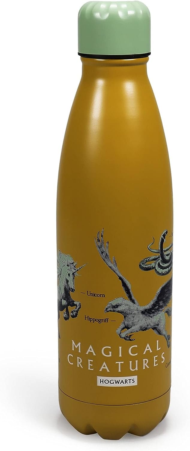 Harry Potter - Water Bottles - Harry Potter 'Magial Creatures' Metal Water Bottle 500ml