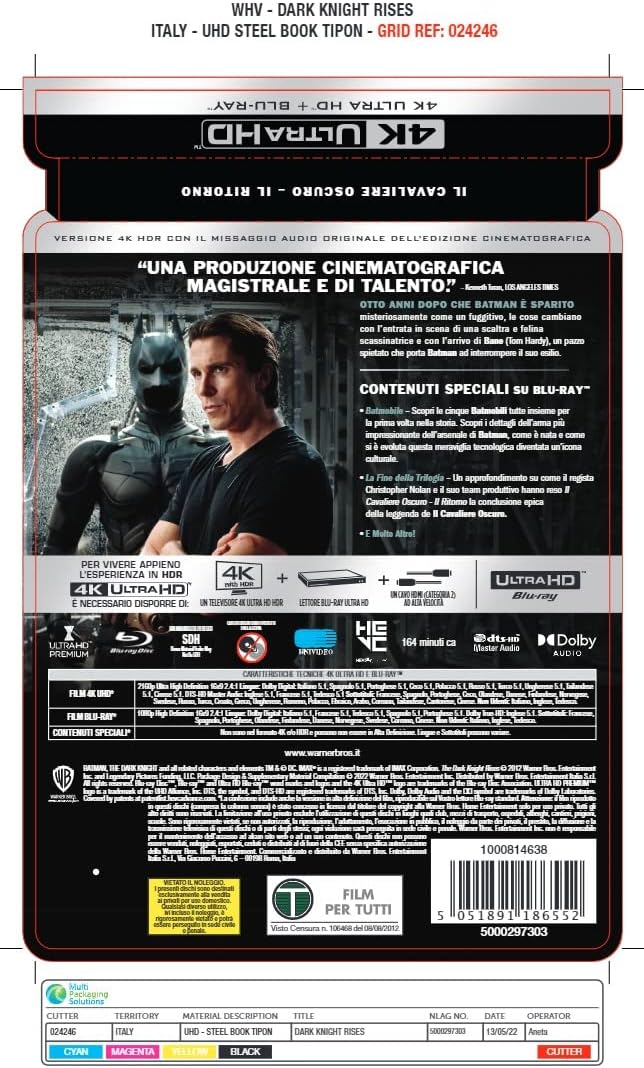 The Dark Knight Rises 4K (English audio)