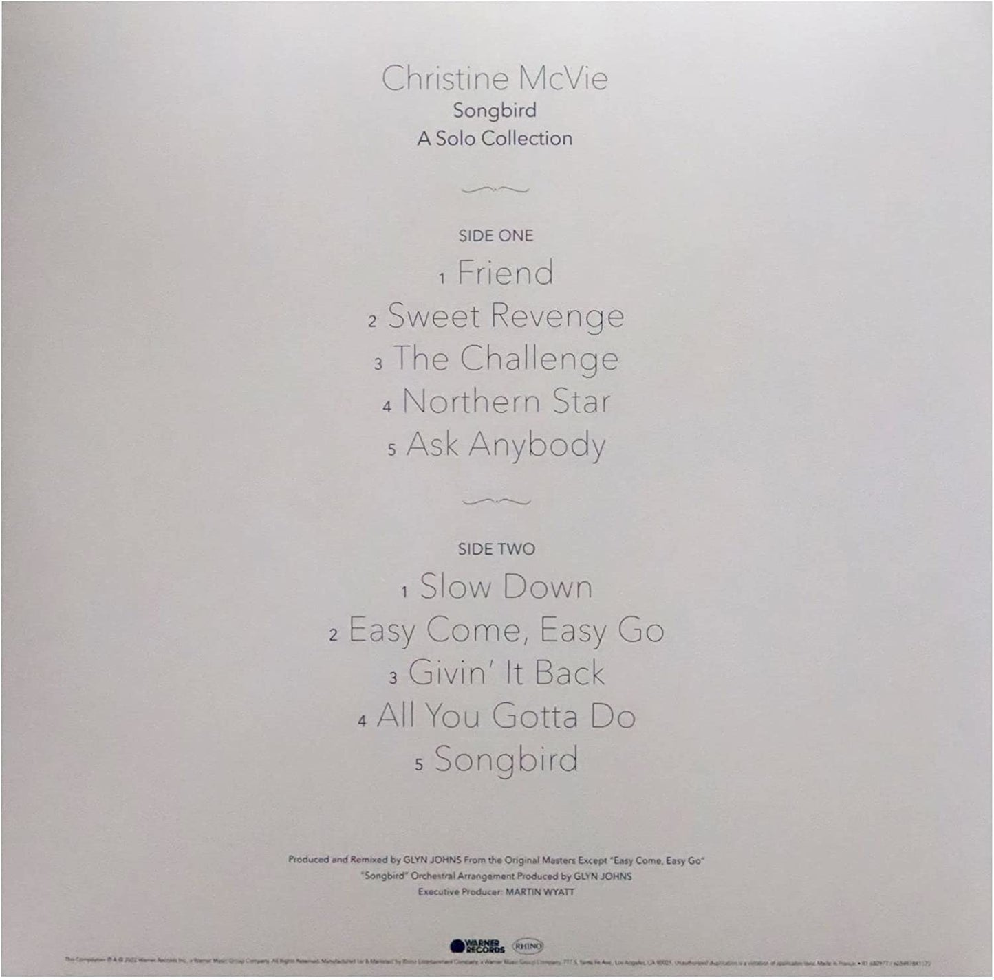 Songbird (A Solo Collection) (Limited Green Vinyl)