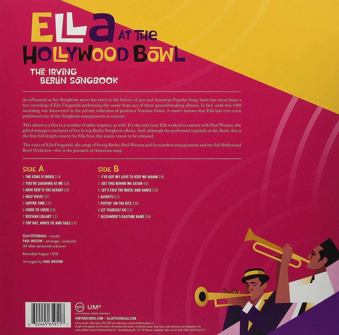 Ella at the Hollywood Bowl: The Irving Berlin Songbook