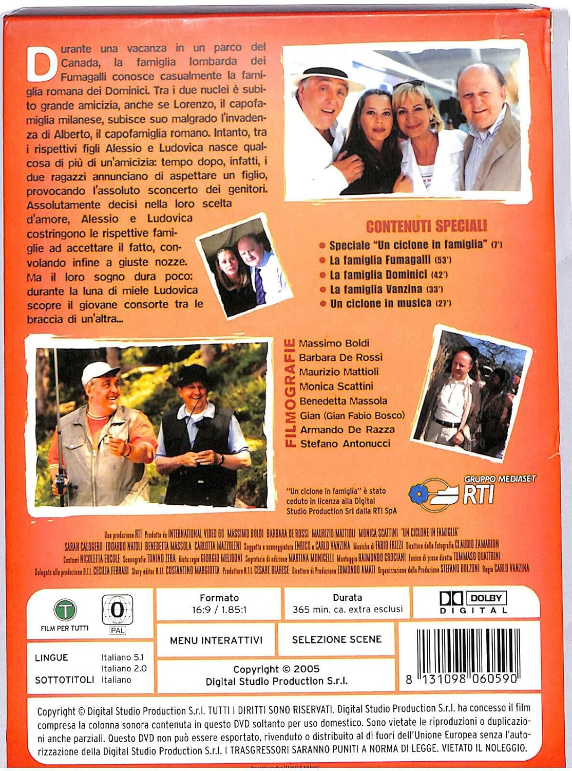 un ciclone in famiglia season 1 box set dvd Italian Import