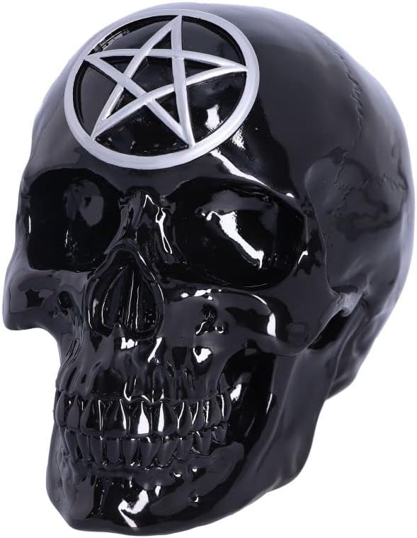 Nemesis Now Black Magic Skull, Black, 19.5cm
