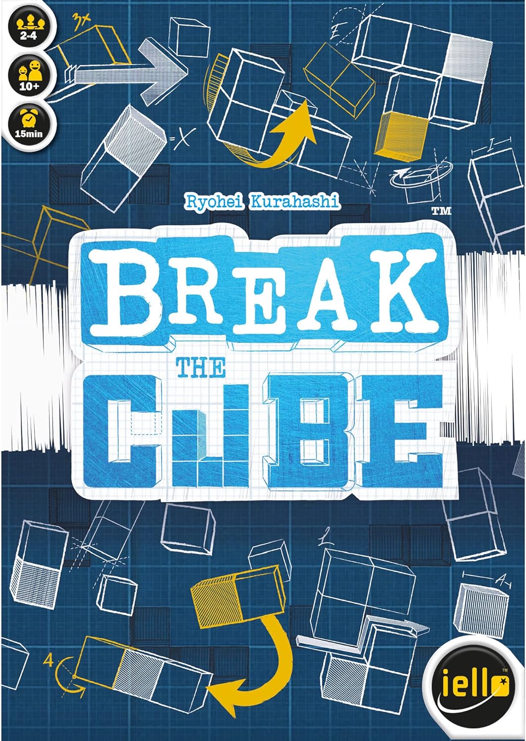 IELLO | Break the Cube | Board Game | Ages 10+ | 2 to 4 Players | 15 mins Minutes Playing Time