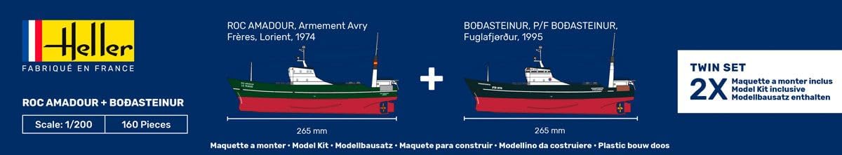 Maquette bateau : Starter kit : Roc amadour + Bodasteinur Twinset