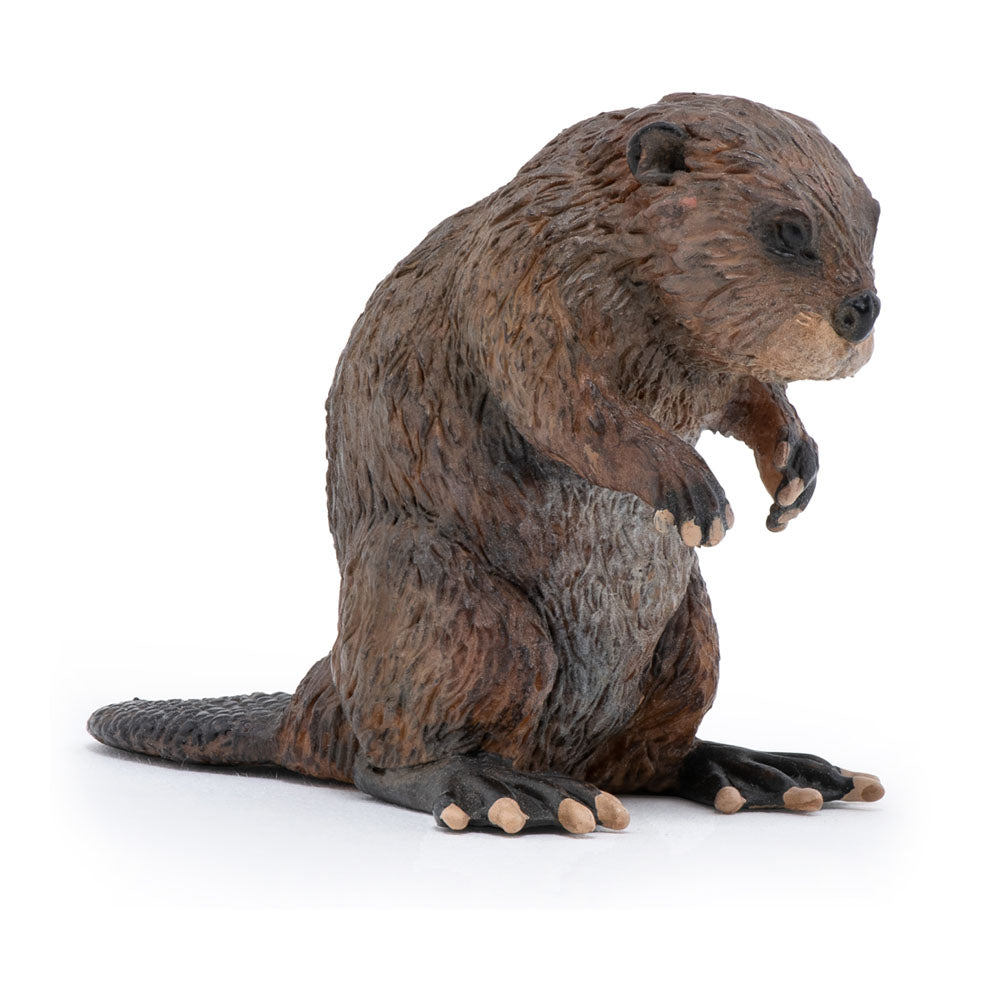 PAPO Wild Animal Kingdom Beaver Toy Figure, Brown (50110)