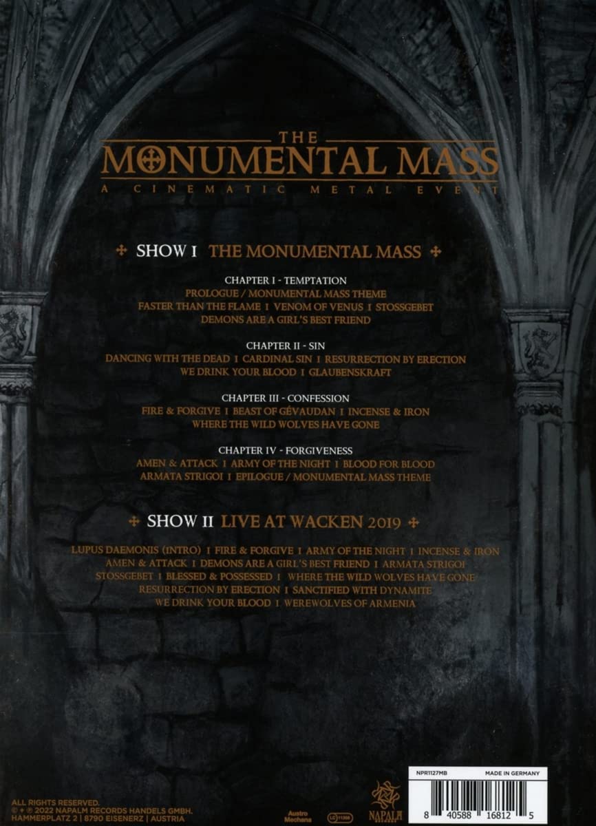 The Monumental Mass: A Cinematic Metal Event (Blu-ray+DVD Mediabook
