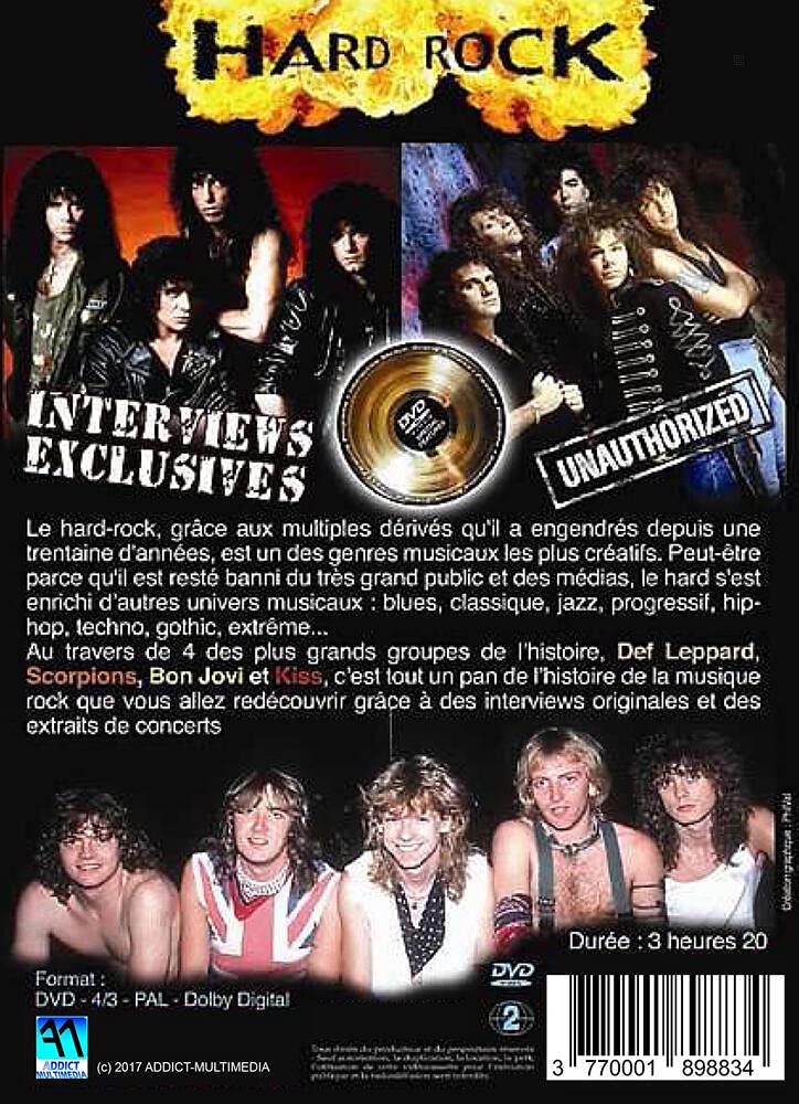 HARD ROCK - 4 DVD