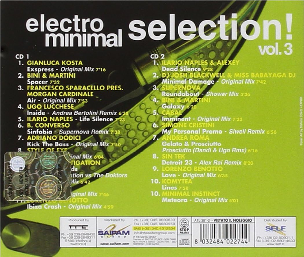 Electro Minimal Sel.3