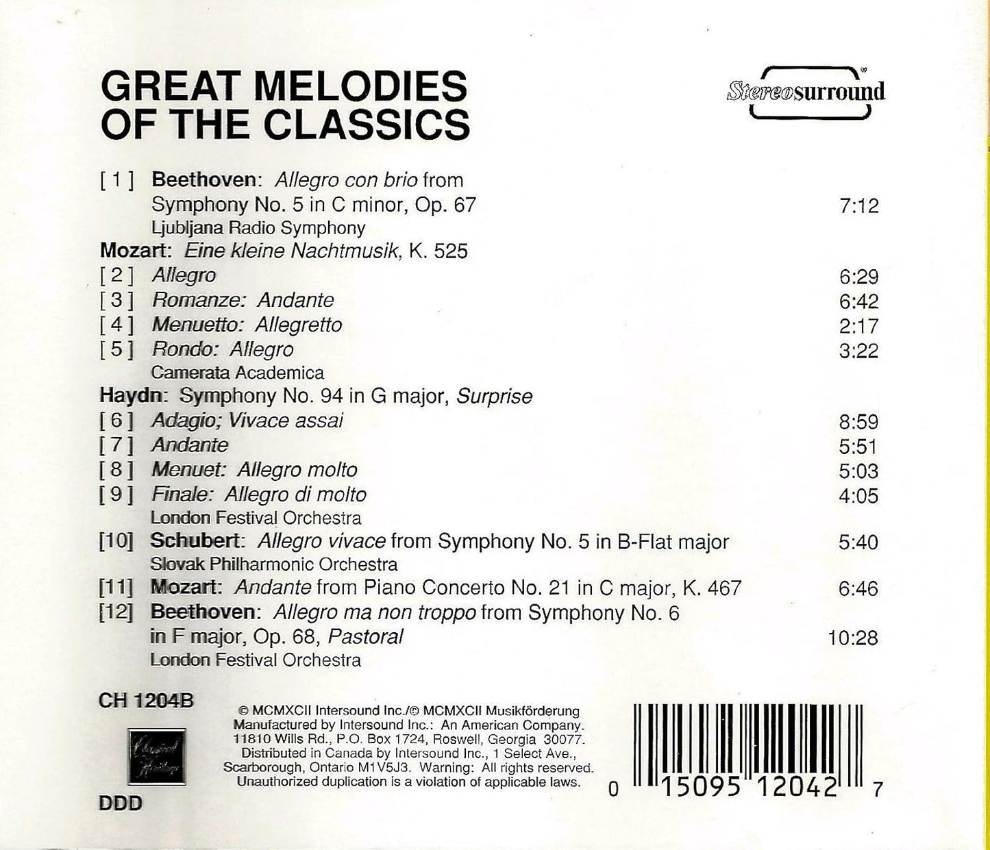 Great Melodies of the Classics