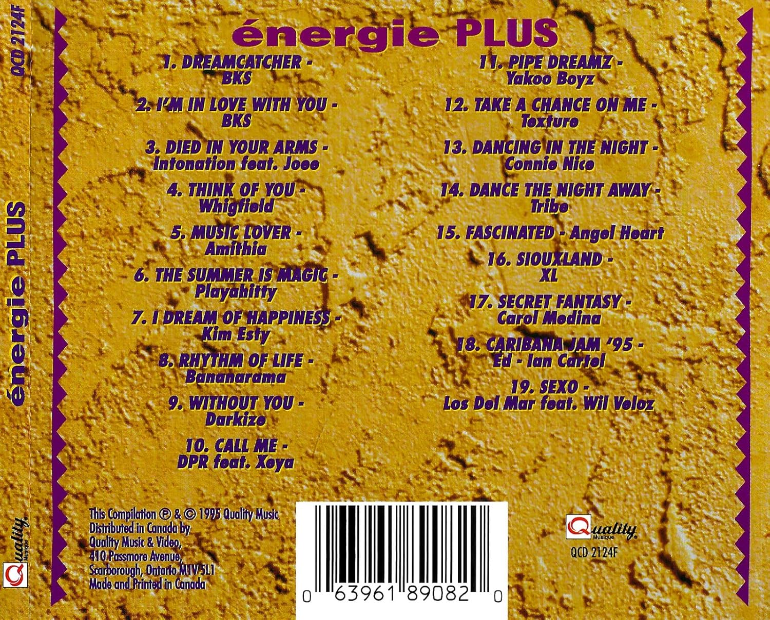 Energie Plus - Bks, Whigfield, Playahitt