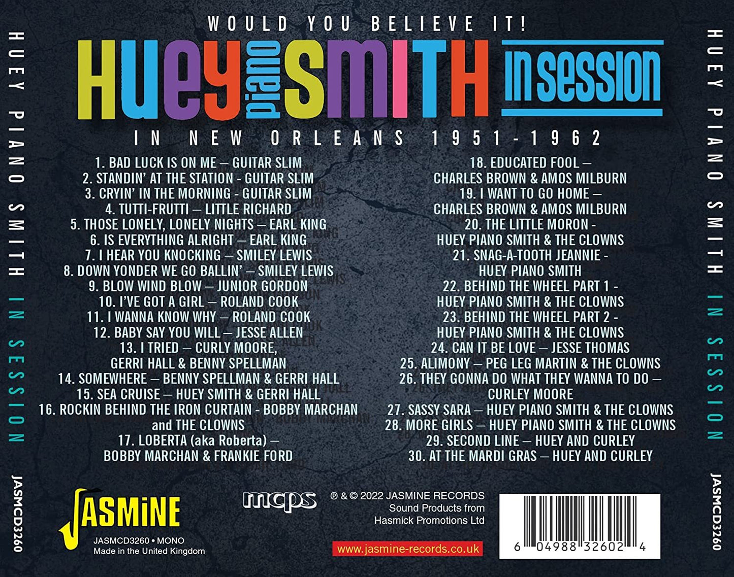 Would You Believe It! In Session in New Orleans 1951-1962