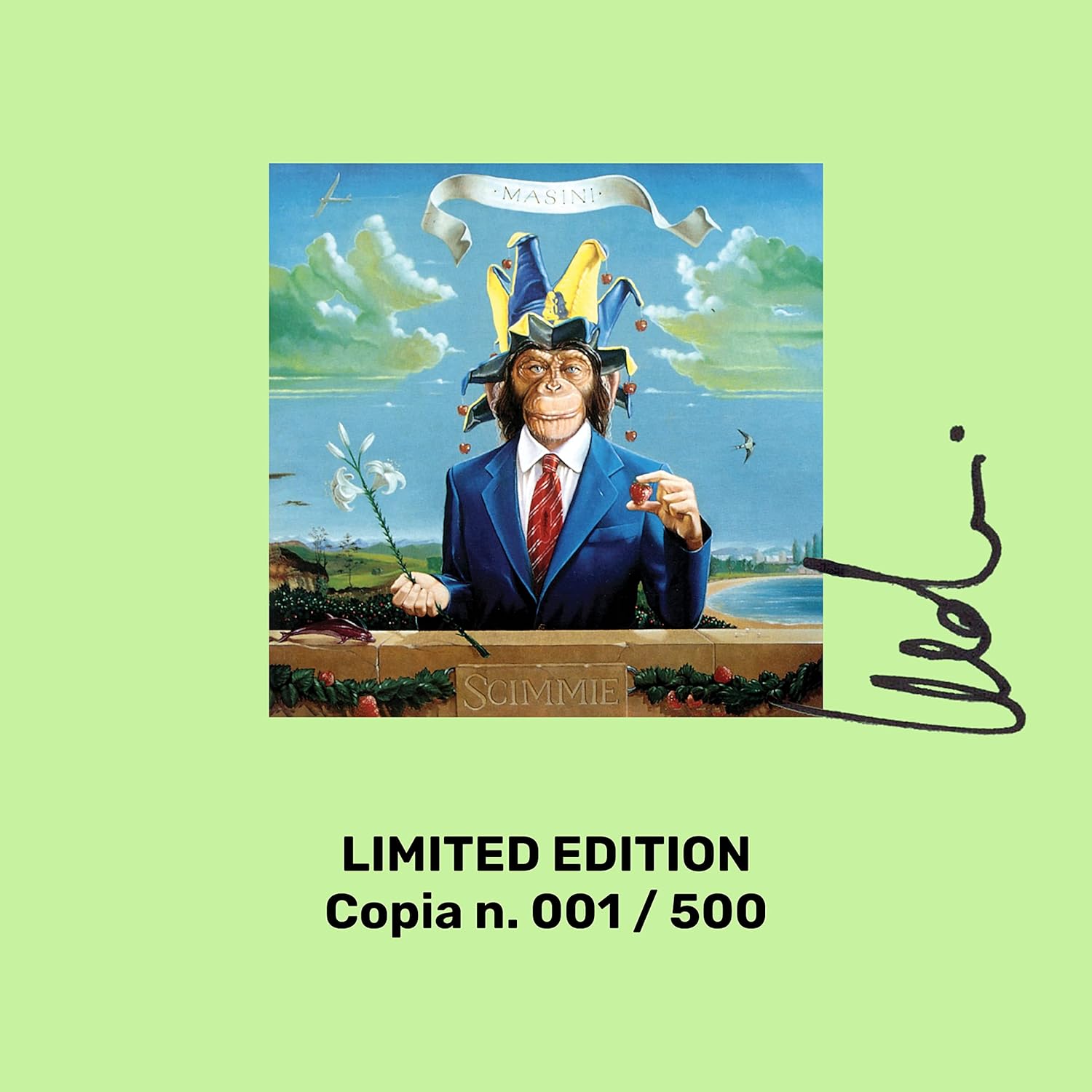 Scimmie - Limited Autographed Yellow