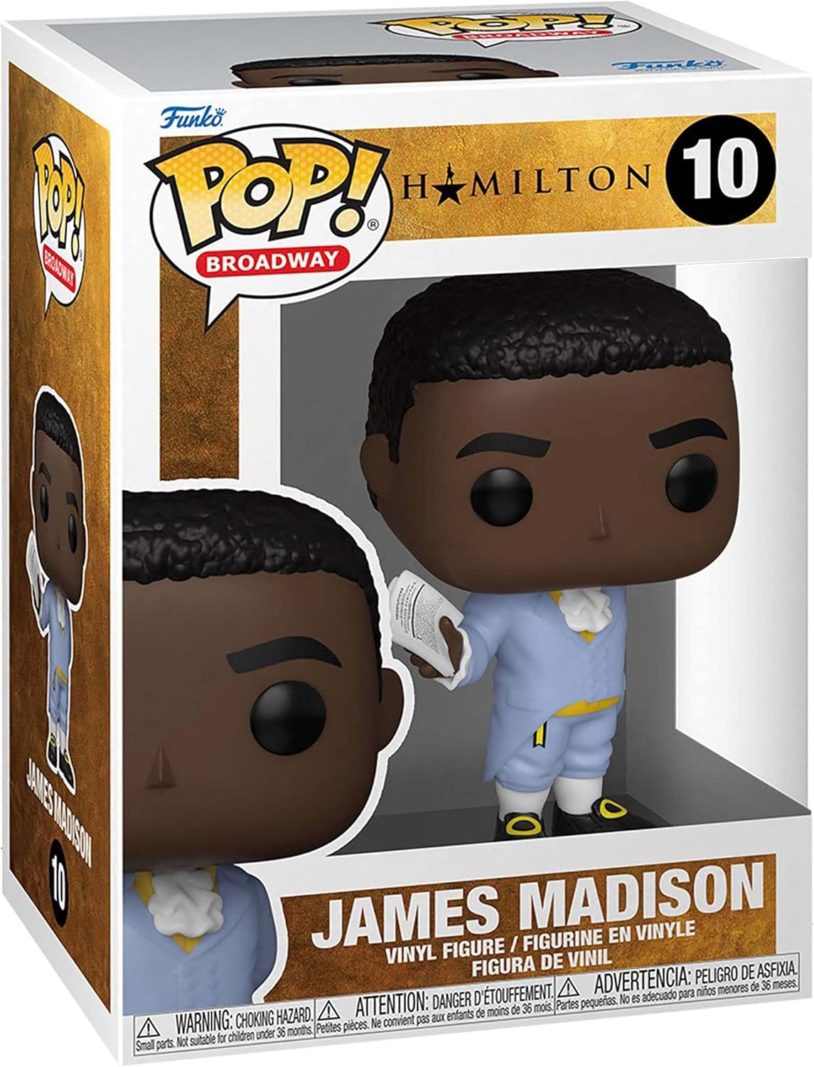 Funko Pop! Broadway: Hamilton - James Madison - Figura de Vinilo Coleccionable - Idea de Regalo- Mercancia Oficial - Juguetes para Niños y Adultos - Muñeco para Coleccionistas y Exposición