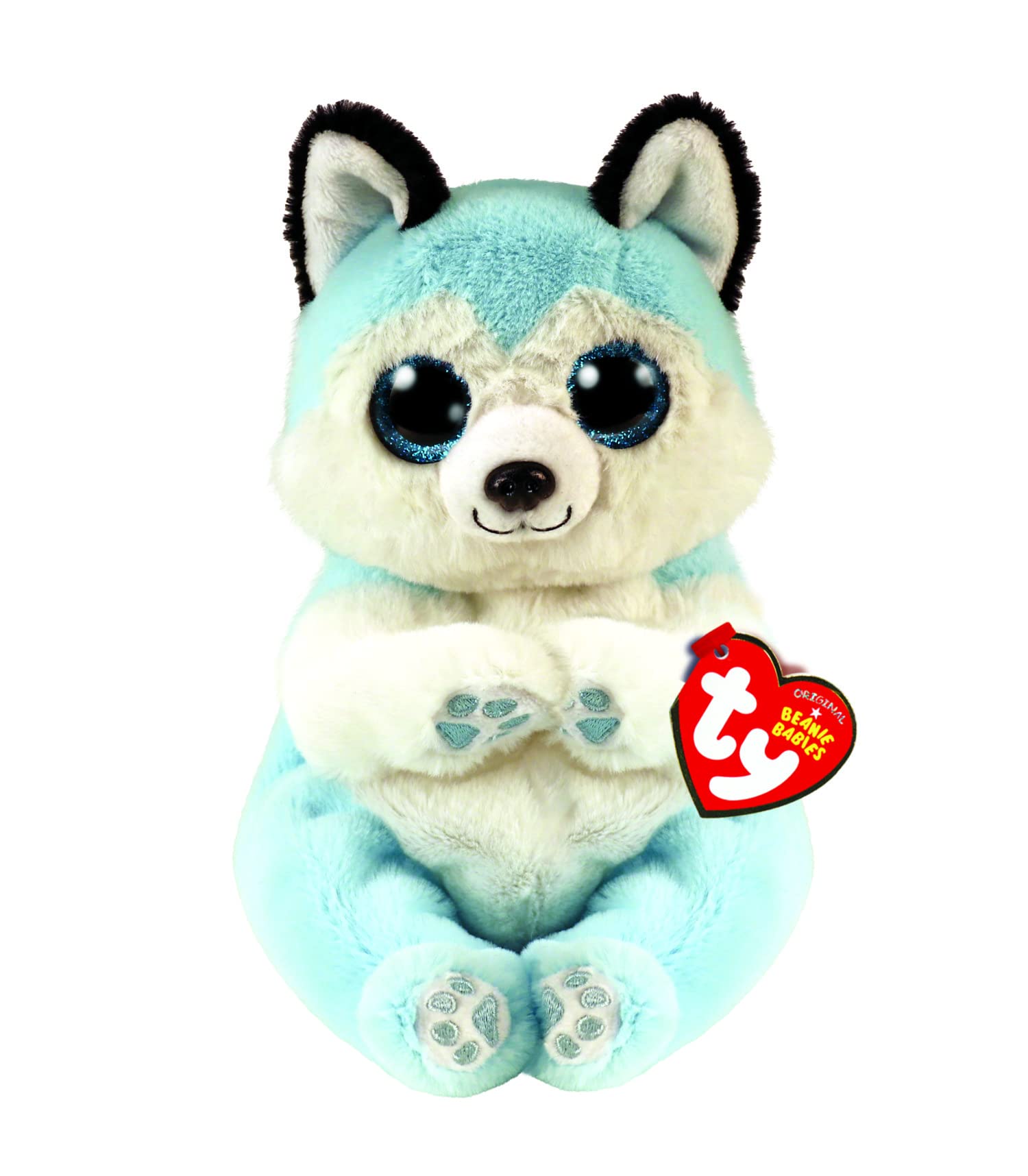 TY Toys Beanie Baby Blue Husky Thunder - 15 CM (2009299