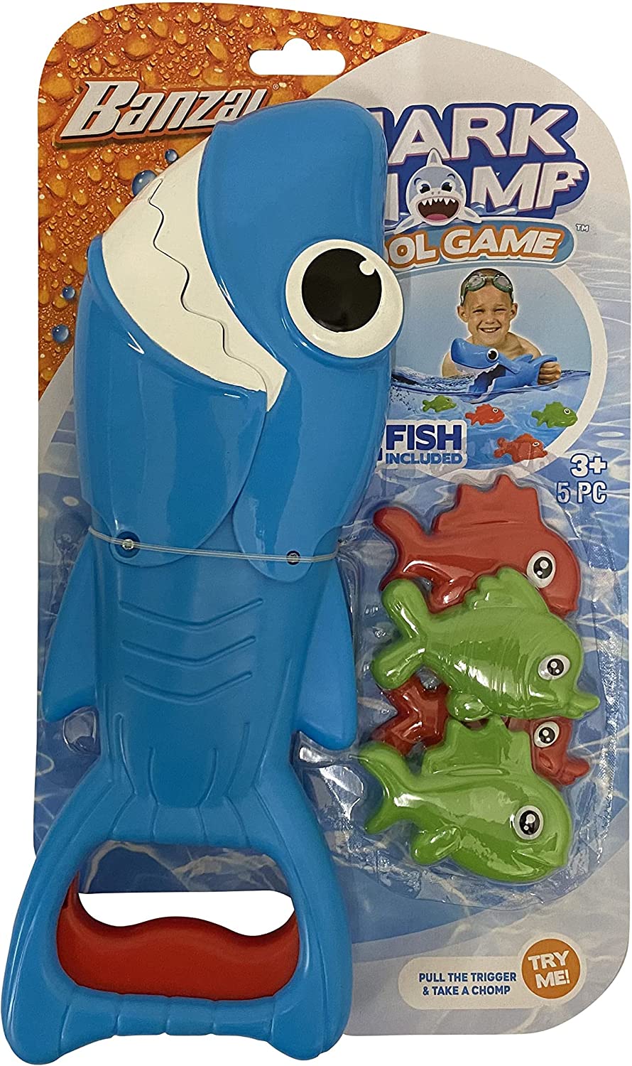 BANZAI Shark Grabber Bath Game