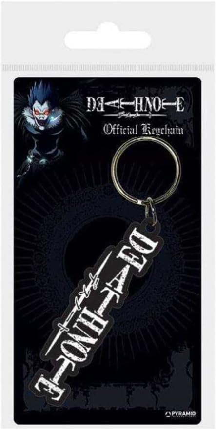 Death Note Gummi-Schlusselanhanger Logo 6 cm