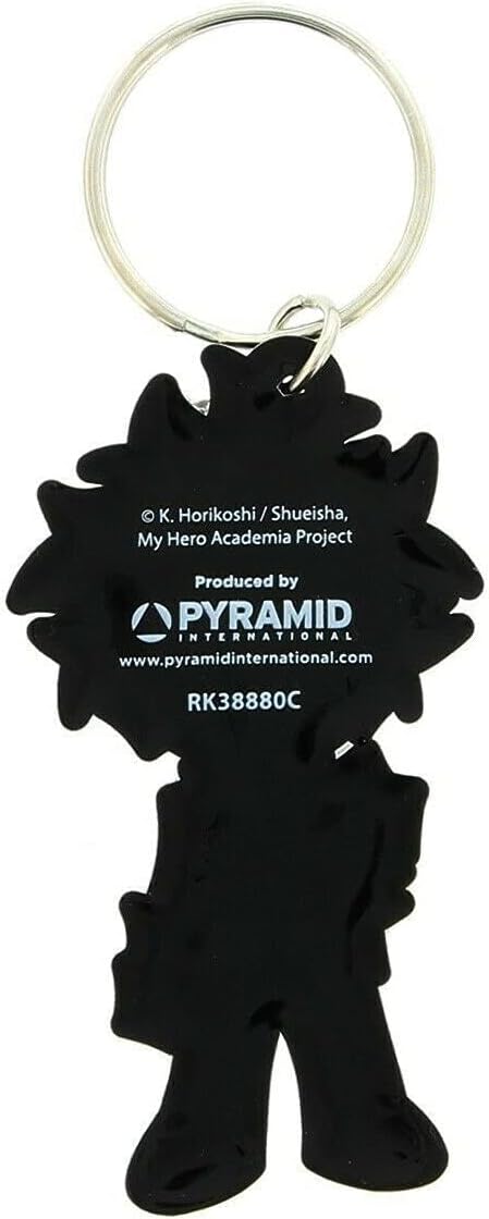 My Hero Academia Rubber Deku Keychain (One Size) (Multicolored