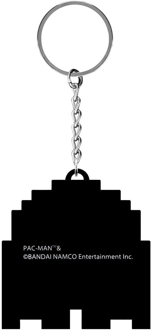 Pyramid International Pac-Man Rubber Keyring, Zip Pull or Backpack Charm (Blinky Design) - Official Merchandise