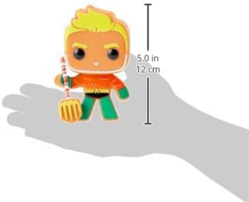 Funko POP! Heroes: DC Holiday - Aquaman - Gingerbread - DC Comics - Collectable Vinyl Figure - Gift Idea - Official Merchandise - Toys for Kids & Adults - Comic Books Fans