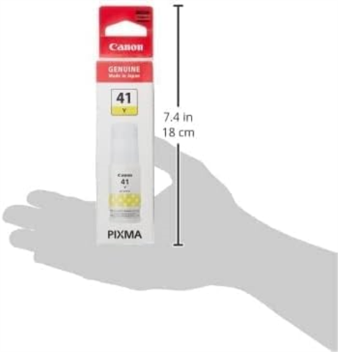 Canon GI 41 Y - Yellow - original - ink refill - for PIXMA G1420, G2420, G2460, G3420, G3460