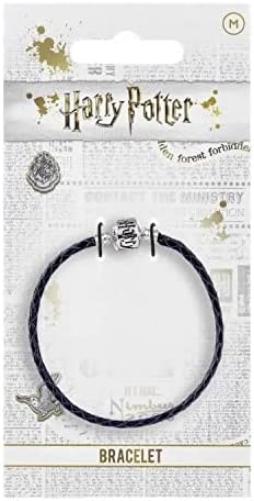 The Carat Shop Harry Potter Black Leather Bracelet for Slider Charms- HP0029-21