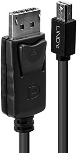 Lindy 41646 Cavo Mini DisplayPort a DisplayPort Nero, 2m