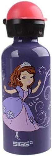 SIGG - Aluminium Kids Water Bottle - KBT - Leakproof - Lightweight - BPA Free - Climate Neutral Certified - 0.4L Sofia the First