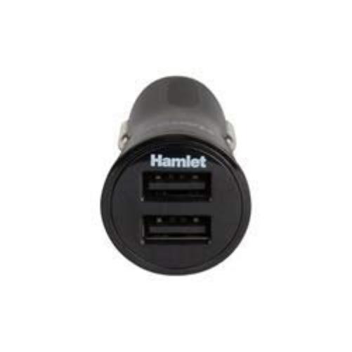Hamlet XPW12U234 Car Mobile Phone Charger - Black - Mobile Phone Chargers (Auto, Cigarette Lighter, 5 V, Black